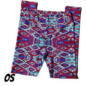New leggings - blue and red